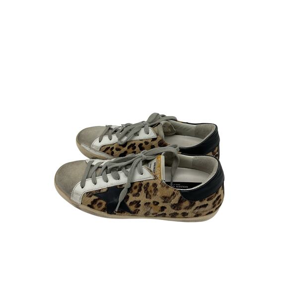 Golden Goose Superstar Brown Leather Sneaker Size 7 - Picture 3 of 6